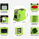 Adapter Power Supply Inverter Dual USB Converter For Ryobi 18V Li-ion Battery
