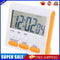 5pcs Multi-function Electric LCD Digital Kitchen Timer Alarm(Orange)