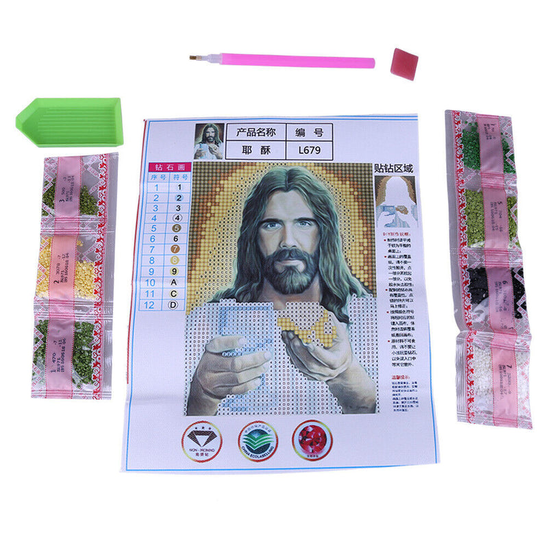5D  Religious Figures Diamond DIY Painting Craft Home Decor D