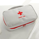 First Aid Kit Emergency Portable Outdoor Survival Medical Bag (Gray White) Newly