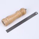 6in Wooden Salt Spice Sauce Corn Shaker Pepper Mill Grinder Kitchen Tool