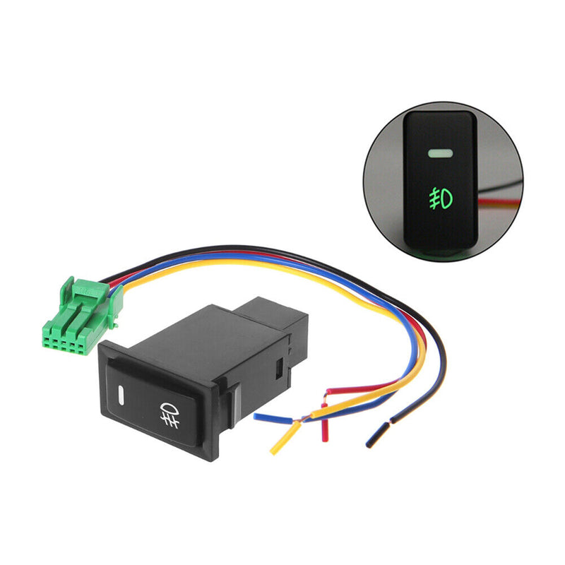 Car Fog Light Switch Button with Wire Waterproof Fog Lamp Switch for Camry Newly