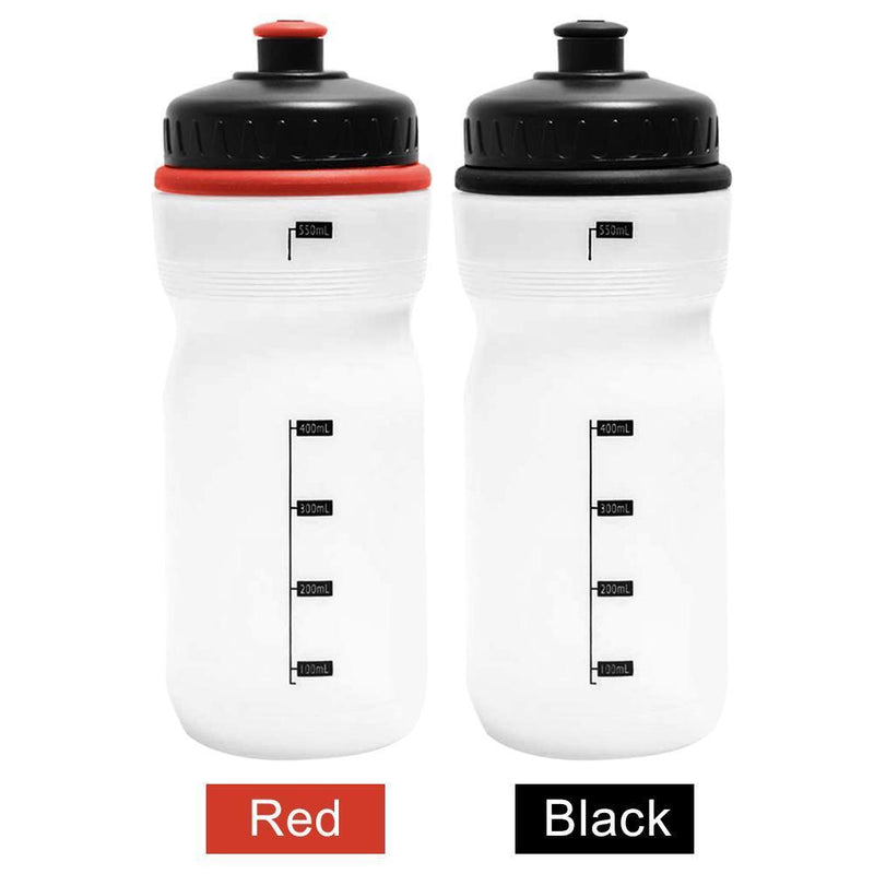 550ml Mountain Bike Water Drinking Bottle Outdoor Sport Kettle Cup (Red)