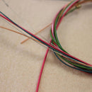 6pcs/set Rainbow Colorful Guitar Strings for Folk Acoustic Guitar Parts Newly