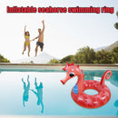 Men Women Portable Float Swim Circle Pool Inflatable Ring Water Survival Ring