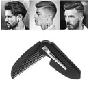 Men Beauty Hairdressing Styling  Hair Mustaches Brush Beard Comb Foldable