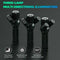 With Rack MTB Flashlight LED Torch Bicycle Front Lamp Bike Lights Rear Lights