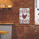 Fresh Egg Sheet Metal Drawing Metal Painting Tin Wall Home Poster Bedroom Sign