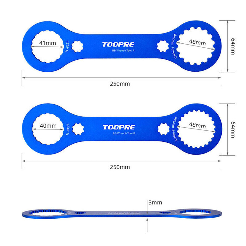 TOOPRE Multi-function Bottom Bracket BB Wrench Remover Cycling Repair Tools