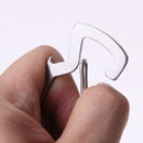 Survival Camping Hiking Rescue Gear Mini Carabiner Keychain EDC Multi Tool