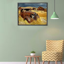 Retro Car Pattern Full Round Drill Diamond Painting for Handicraft Enthusiast