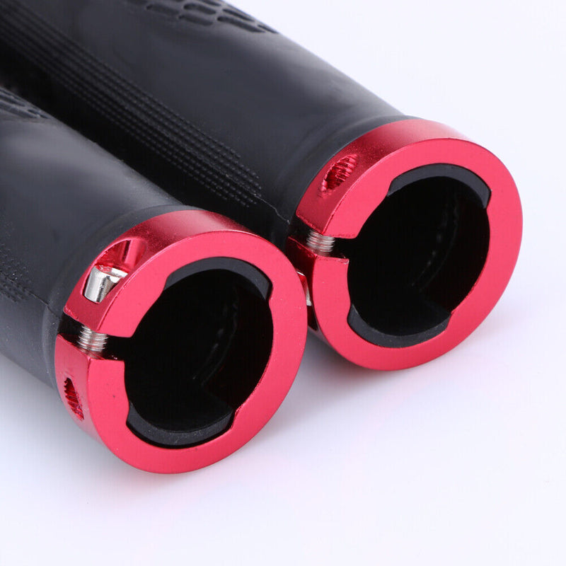 Ergonomic Rubber MTB Mountain Bike Bicycle Handlebar Grips Cycling Lock-On Newly