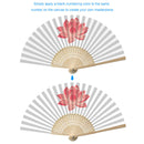 lotus Painting By Numbers Folding Fans Craft DIY Digital Painting On Canvas