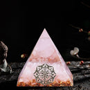 Crystal Pyramid Healing Energy Meditation Crystals Home Office Decor (D) Newly