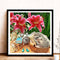 Full Drill Round Rhinestone DIY 5D Mosaic Hedgehog Clock Painting Kit Room Decor