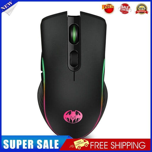 BLOODBAT M06 Wireless Mouse 2.4GHz USB Receiver Breathing Light Mice for PC