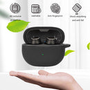 Silicone Cover for SoundPEATS Mini Pro Wireless Earphone Case (Black) Newly