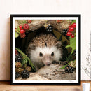 Animal Hedgehog 5D Diamond Painting Embroidery Full Round Drill Cross Stitc