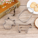 Cutter Cow Head Shaped Milk Bottle Shaped Cookie Cutter Cow Cookie Cutter Set