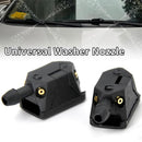 2Pcs Universal Car Windscreen Blade Water Arm Washer Wiper Spray Jets Nozzles