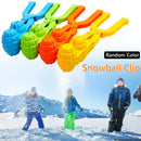 Winter Plastic Snowball Maker Clip Kids Outdoor Safety Snow Sand Ball Mold To