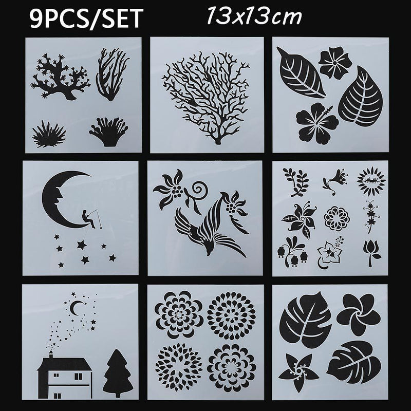 Decorative Embossing Template Scrapbooking Layering Stencils Wall Painting