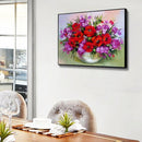 50x40cm Colorful DIY Paint By Number Kit Flowers in Vase Decoration Gift Art