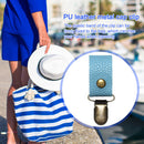 Summer Hat Clips on Bag Travel Hat Keeper Holder PU Backpack Luggage Duck C