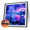 Diamond Painting Wolf Flower Full Round Drill Picture of Rhinestone DIY Drawing