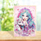 5D DIY Special Shaped Diamond Painting Girl Embroidery Kits Living Room Decor