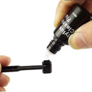 Turntable Stylus Cleaning Liquid Round Carbon Fiber Record Brushes Player S1B5