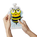 8pcs Reusable Food Storage Bags Sealed Refillable Baby Food Pouch Random Newly