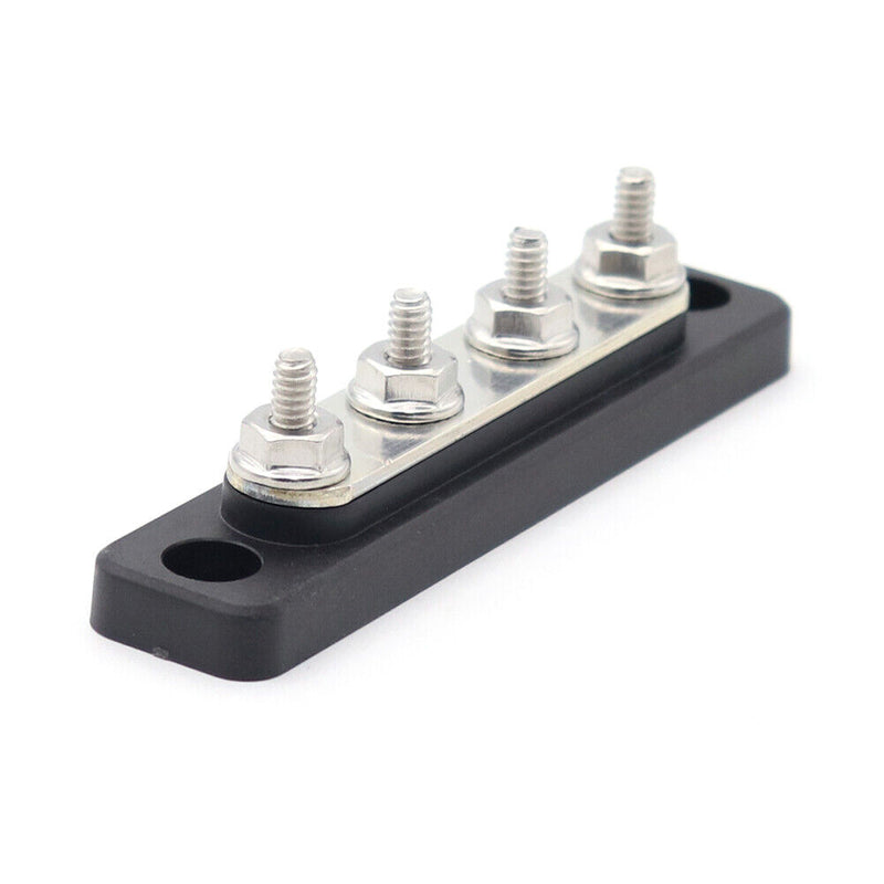 Bus Bar 48V 100 Amp Busbar with Clear Cover for Truck Boat RV (AOA1135-A) Newly