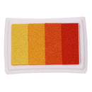 4 Colors Gradient Inkpad DIY Stamp Colored Ink Pad Printing Stationery(3) Newly