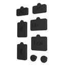 8/Set Game Console Dust Plug for NS OLED USB AC LAN HDMI-Compatible Cover Newly