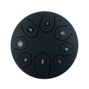 6 inch 8 Tune Hand Pan Steel Tongue Drum Musical Instrument (Navy Blue)