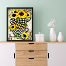 Sunflower Full Round Diamond Painting Wall Art Crafts Home Decoration 30x40cm