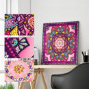 DIY 5D Mosaic Mandala Flower Part Special Shape Diamond Painting Kit (B073)
