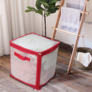 4 Layer Folding Square Zip Organizer PVC Transparent We