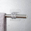 Free Punching Door Hanger Rod Hanging Clip Storage Rack Curtain Rod Hook
