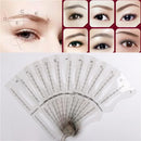 Fashion DIY Beauty Makeup Tool Eyebrow Template Eye Grooming Brow Stencils Card