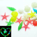 10pcs Luminous Stone Shells Star Aquarium Fish Tank DIY A8F7 Pl Stones Deco L6E9
