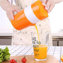 300ml Manual Lemon Juicer Orange Citrus Squeezer Fruit Coffee Cup (Orange) Newly