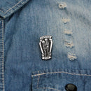 Fashion Women Pin Letter FOREVER EVER Print Costume Brooches Casual Jewelry