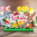 Wooden Easter Egg Easter Chick Valentines Day Gifts 2022 Easter Ornament V1E7