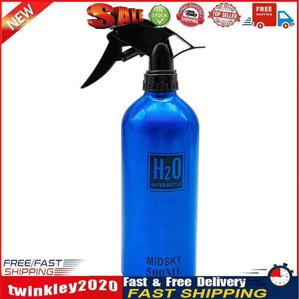 500ml Aluminum Watering Can Hairdressing Salon Hair Spray Bottle (Blue) Newly
