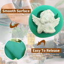 Fondant Molds Angel Wings Non-stick Silicone Molds for Cake Decorating Crafting