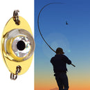 LED Fishing Lure Light Deep Underwater Eye Shape Flashing Squid Attracting Lamp