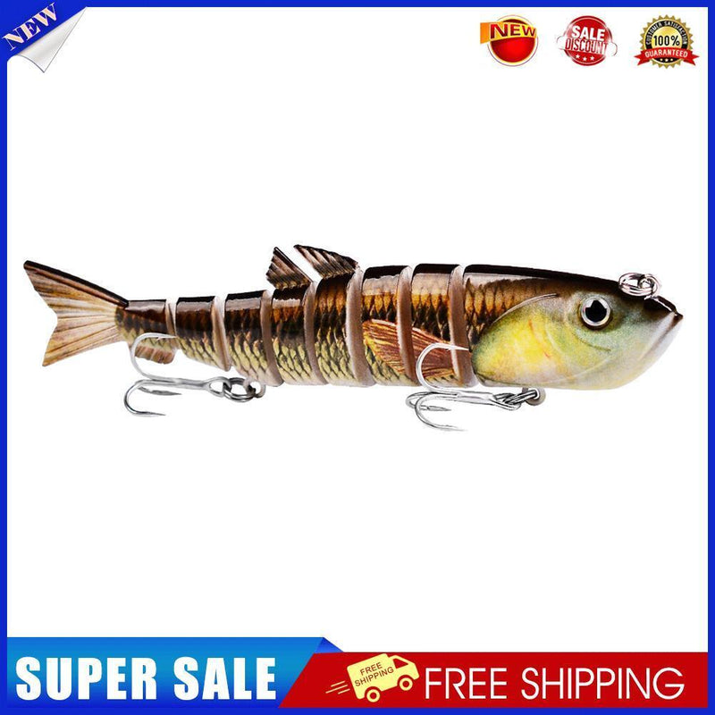 13cm 22g Plastic Lure 8-section Artificial Hard Bait Sea Fishing Tackle (C)