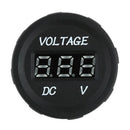 LED Digital Voltmeter Bule LED Auto Gauge Maßnahme DC 12V 24V Spannung Kurzschlu